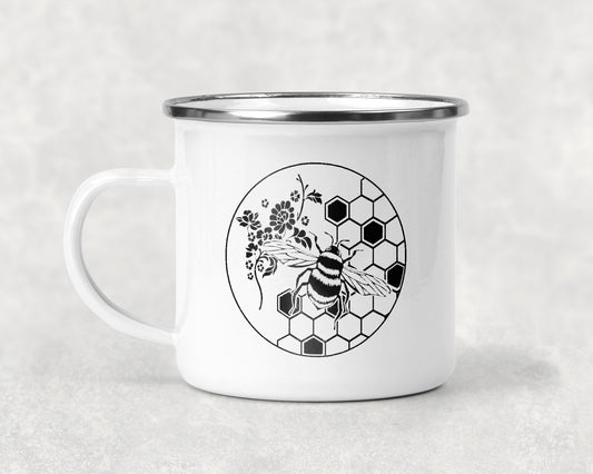 Bee And Honeycomb Mug Coffee