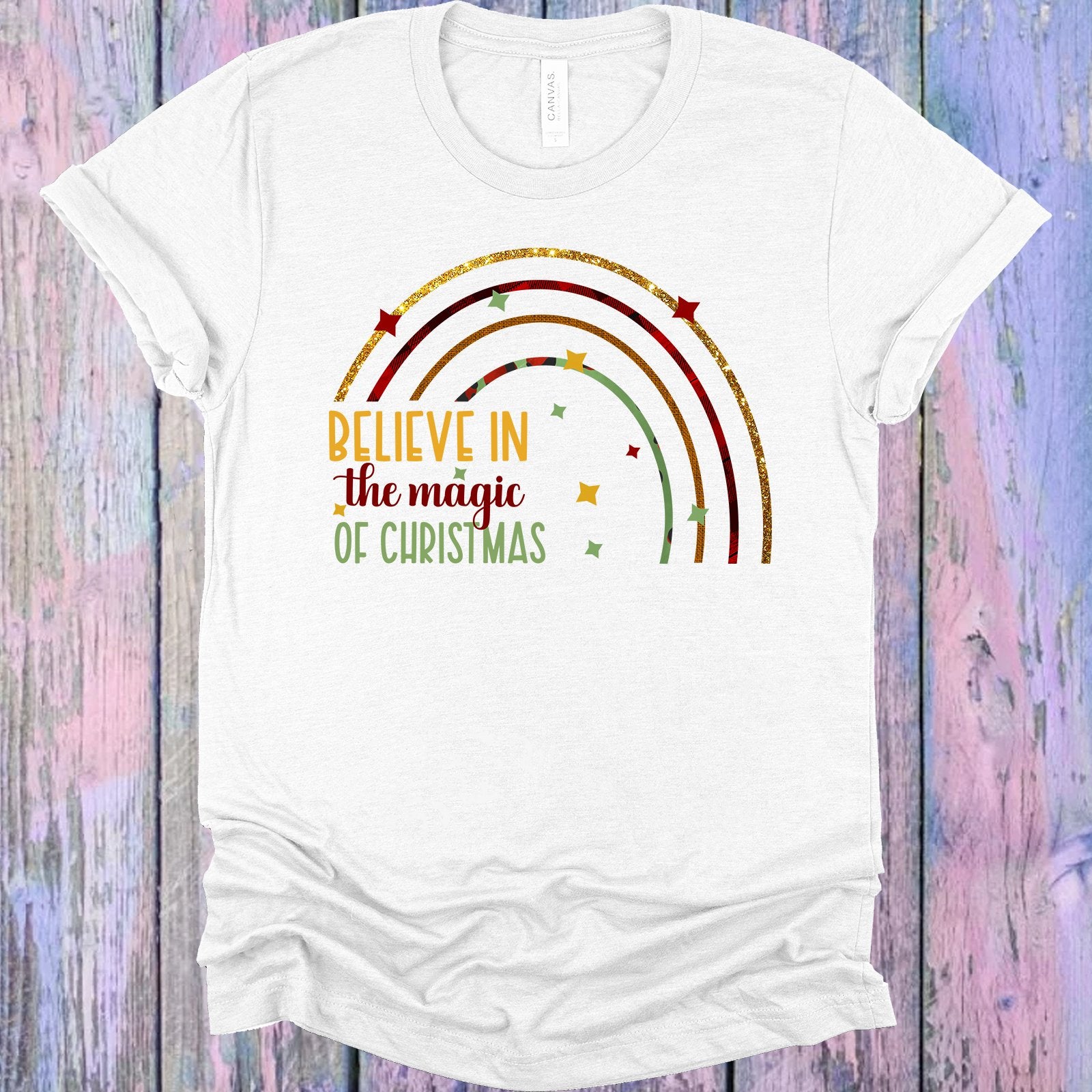 Believe In The Magic Of Christmas Graphic Tee Graphic Tee