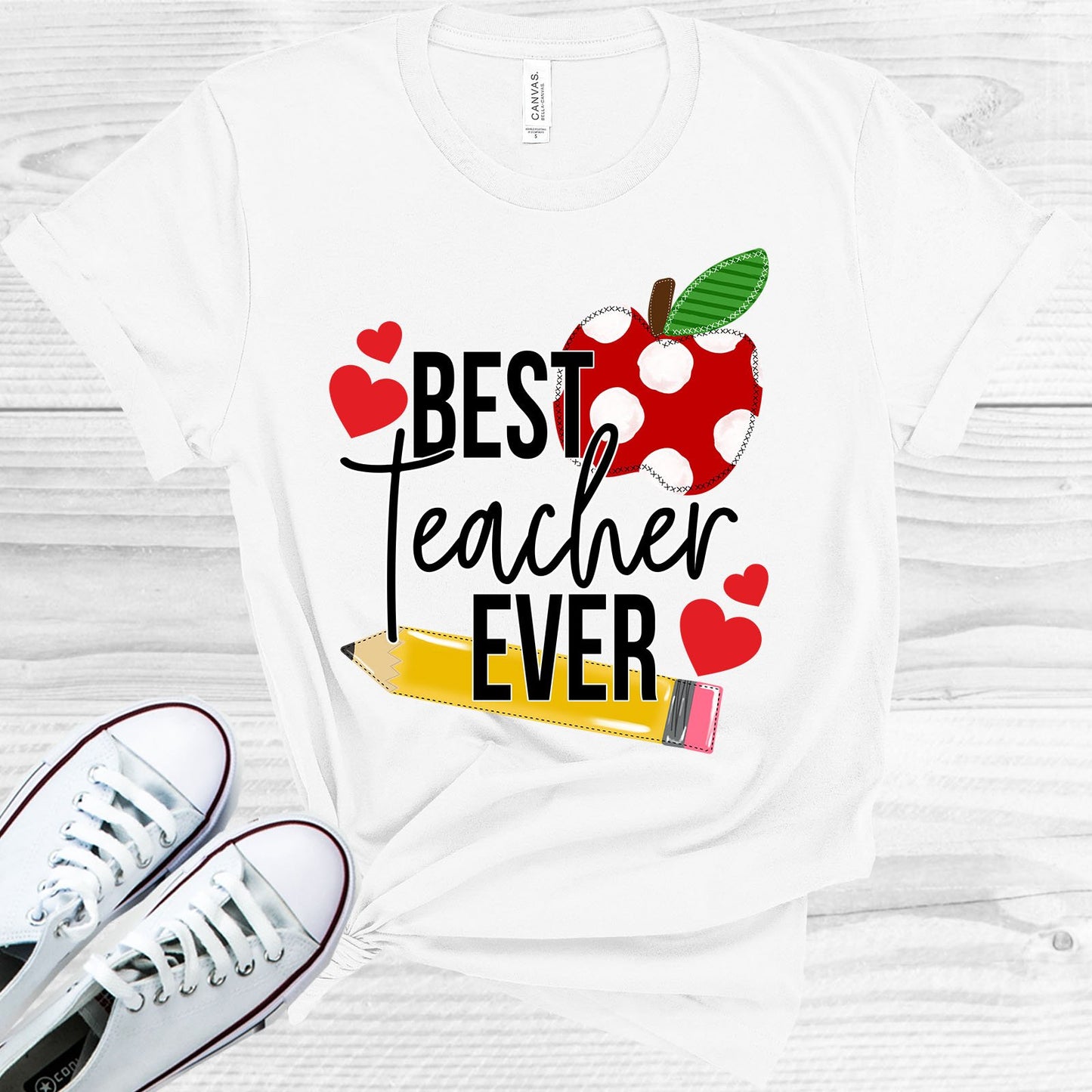 Best Teacher Ever Graphic Tee Graphic Tee