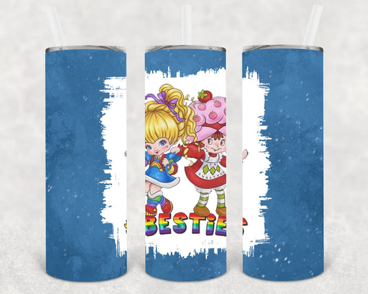 Besties 20 Oz Skinny Tumbler