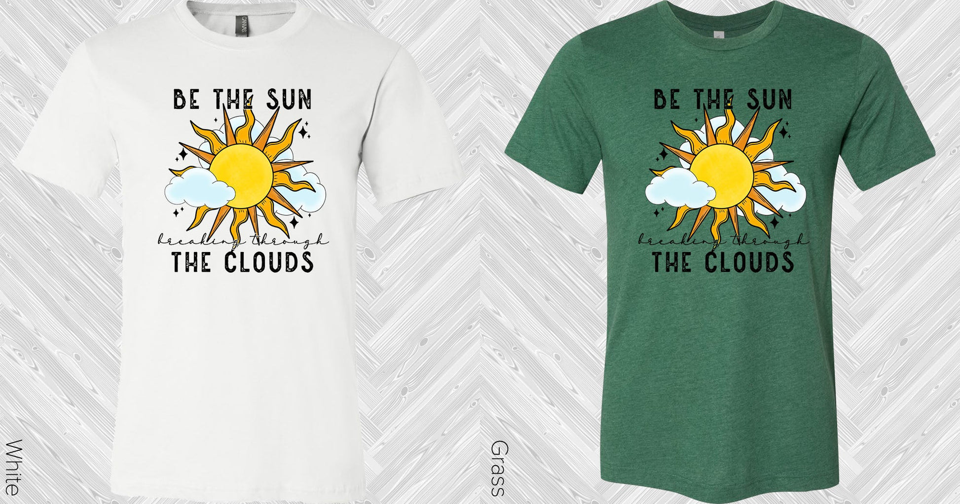 Be The Sun Breaking Through Clouds Graphic Tee Graphic Tee