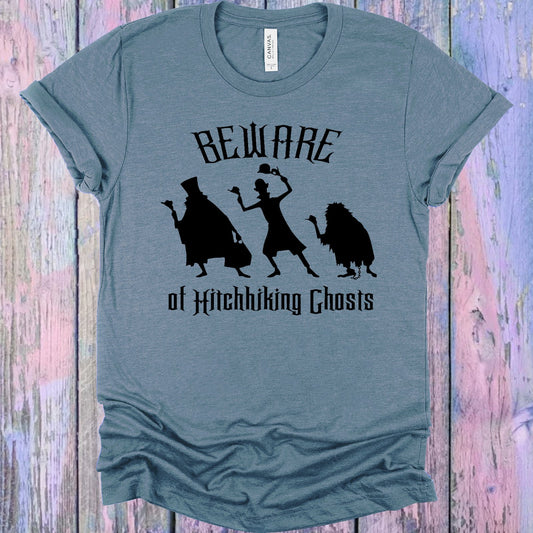 Beware Of Hitchhiking Ghosts Graphic Tee Graphic Tee