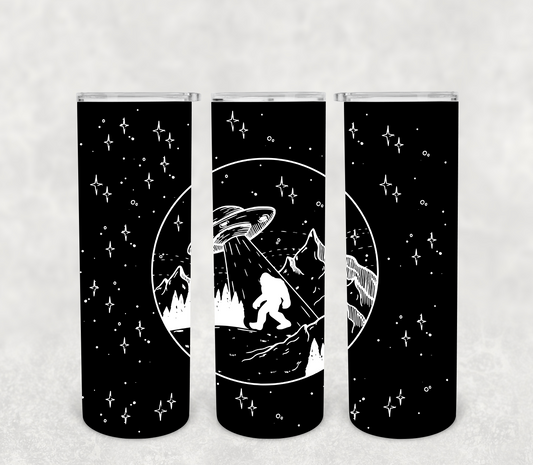 Big Foot Ufo 20 Oz Skinny Tumbler