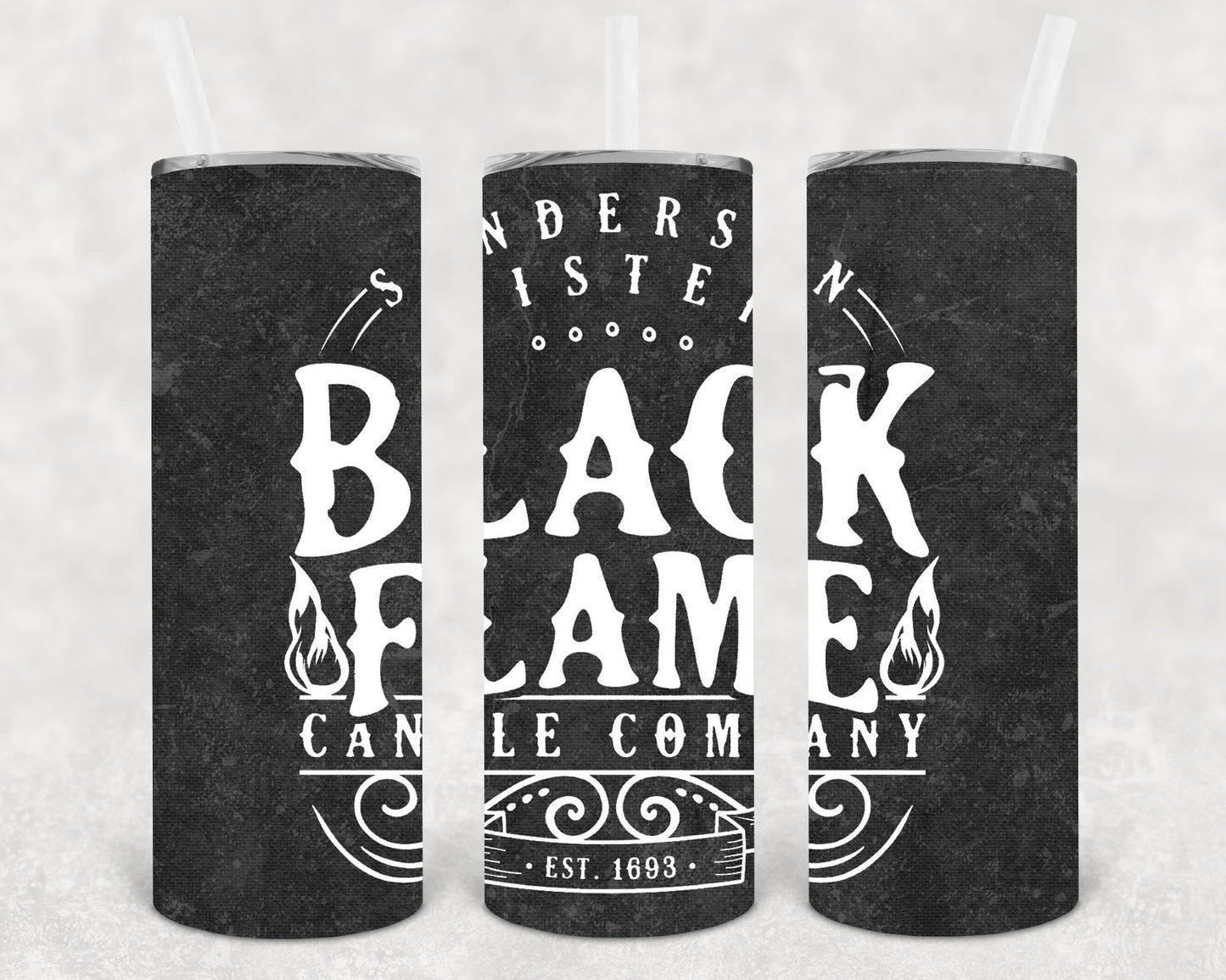 Black Flame Candle Company 20 Oz Skinny Tumbler