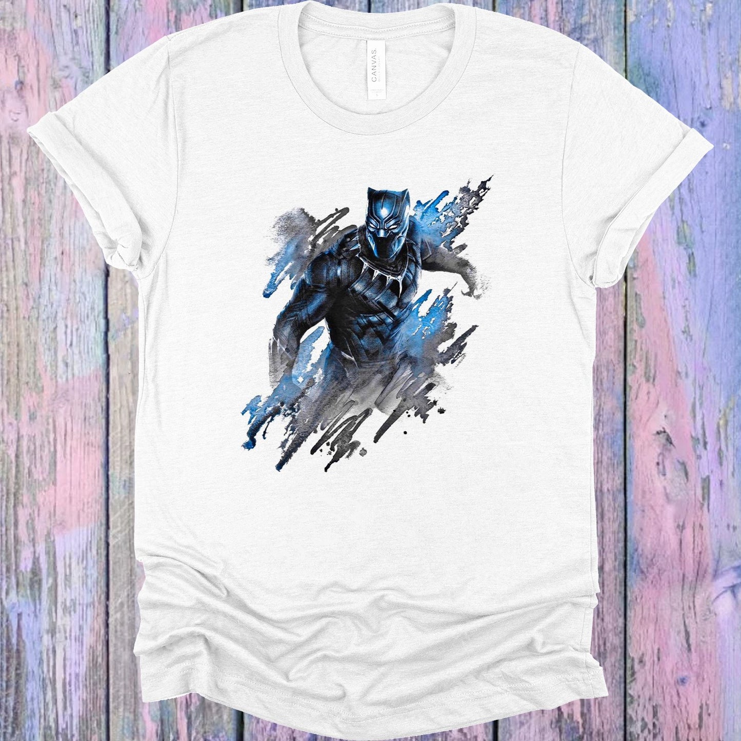 Black Panther Watercolor Graphic Tee Graphic Tee
