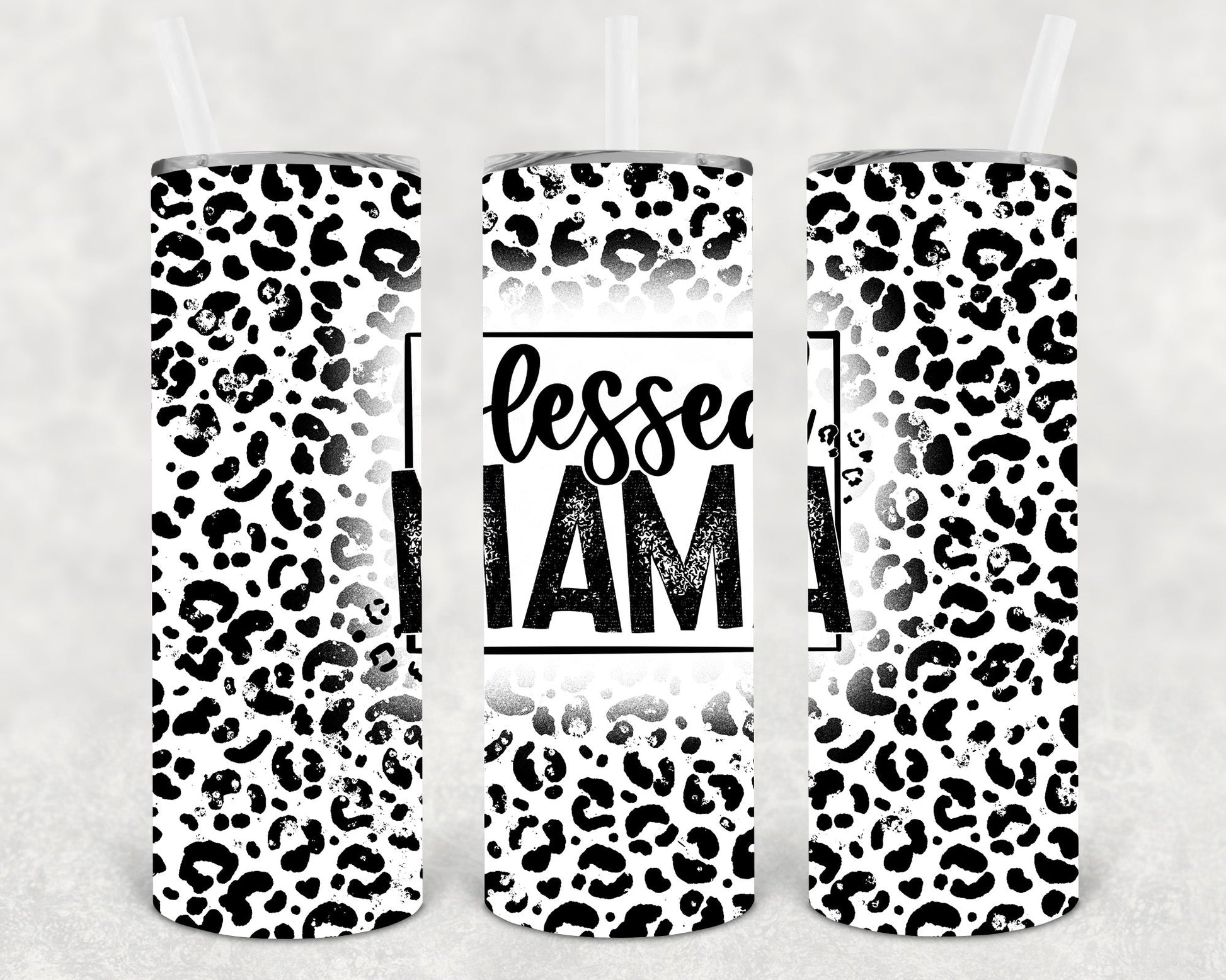 Blessed Mama 20 Oz Skinny Tumbler