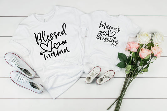 Blessed Mama Graphic Tee Graphic Tee