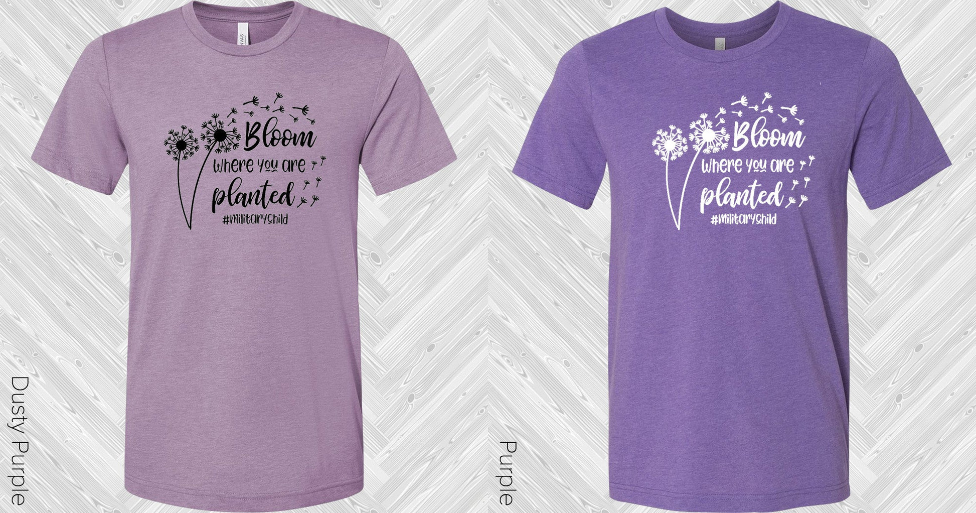 Bloom Where You Are Planted #militarychild Graphic Tee Graphic Tee