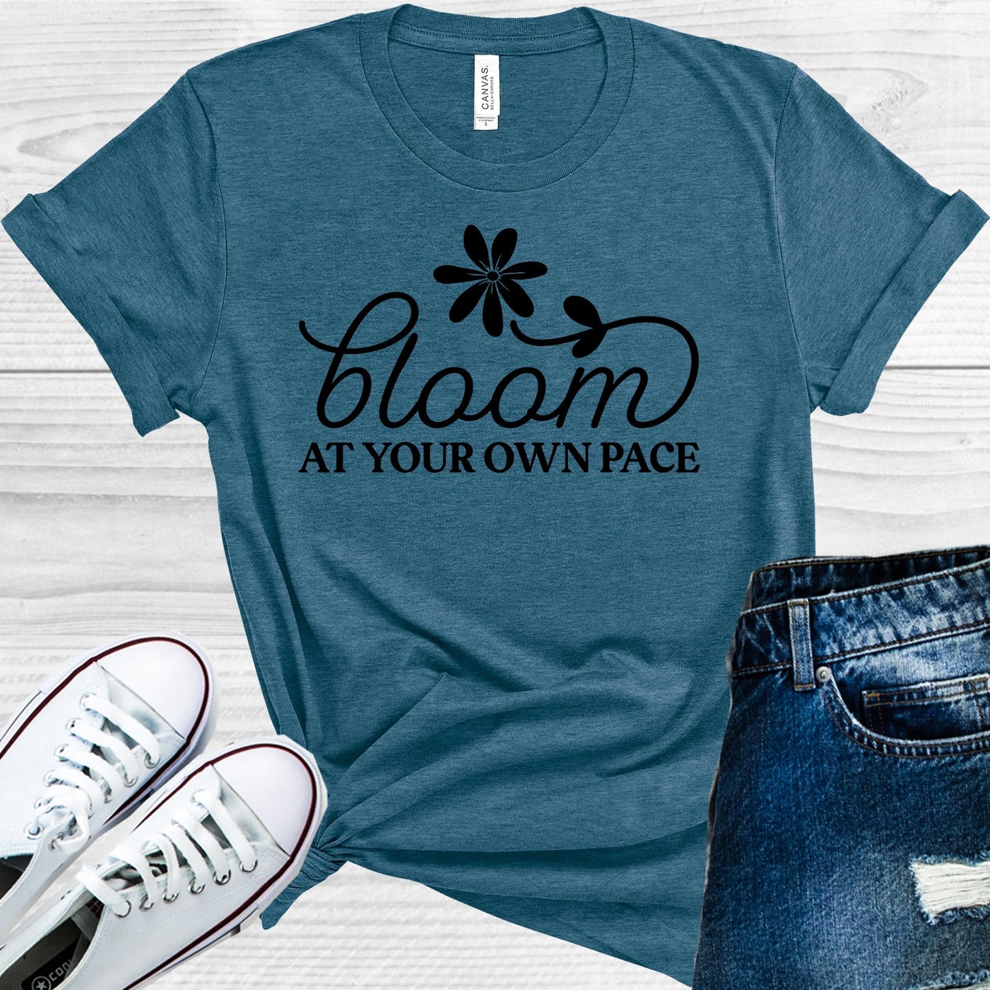 Bloom At Your Own Pace Graphic Tee Graphic Tee