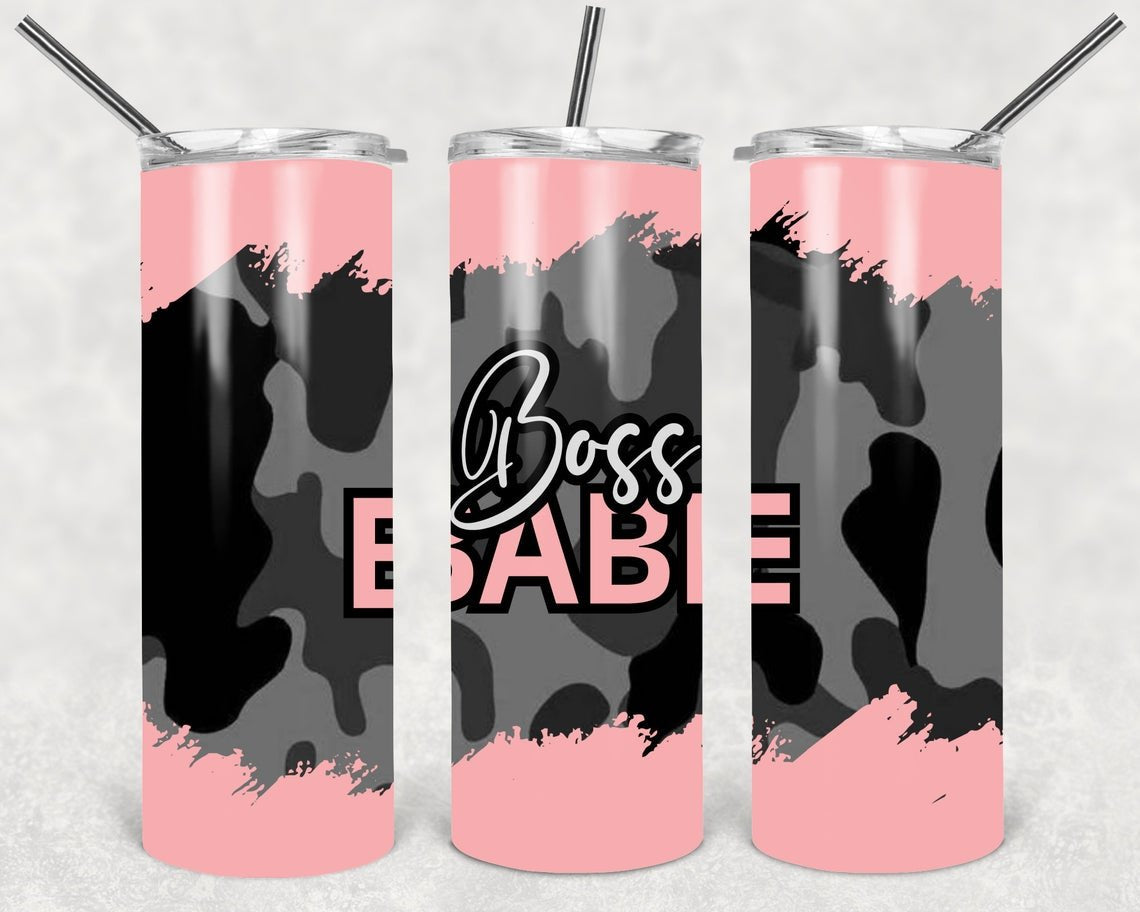 Boss Babe 20 Oz Skinny Tumbler