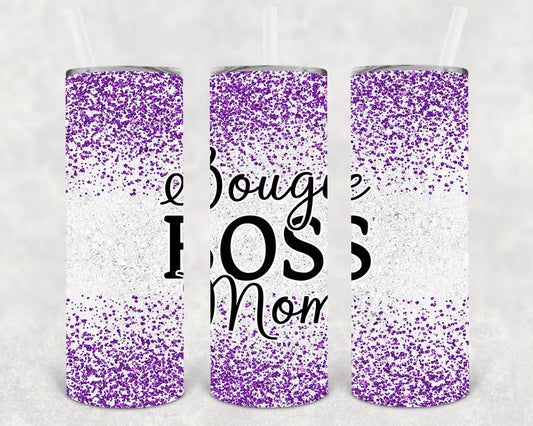 Bougie Boss Mom 20 Oz Skinny Tumbler