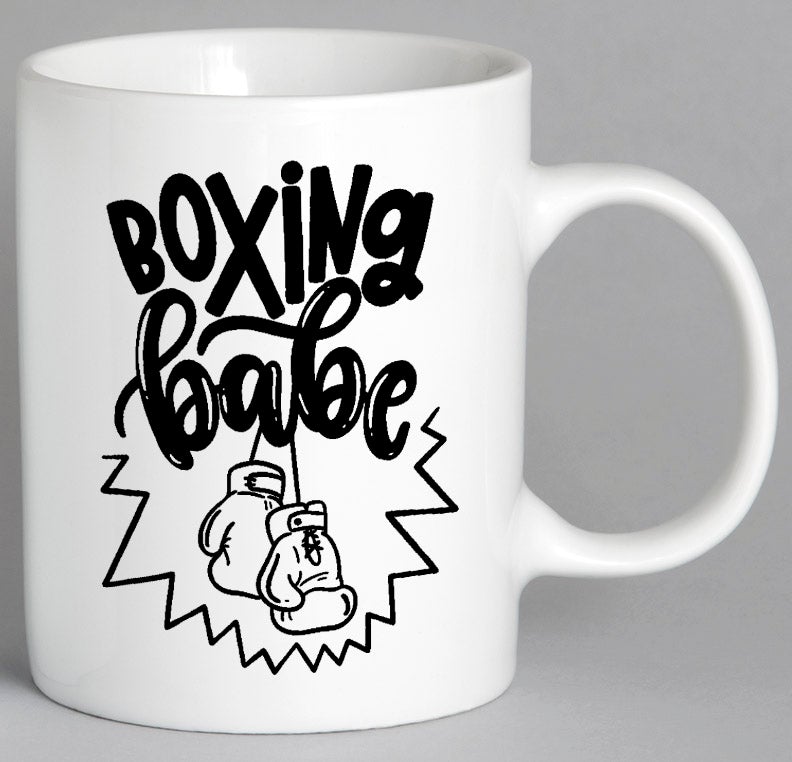 Boxing Babe Mug Coffee