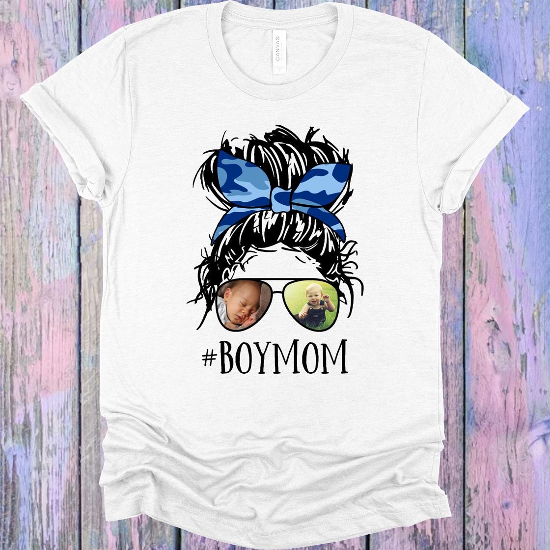 Boy Mom With Photo Lenses Graphic Tee Graphic Tee