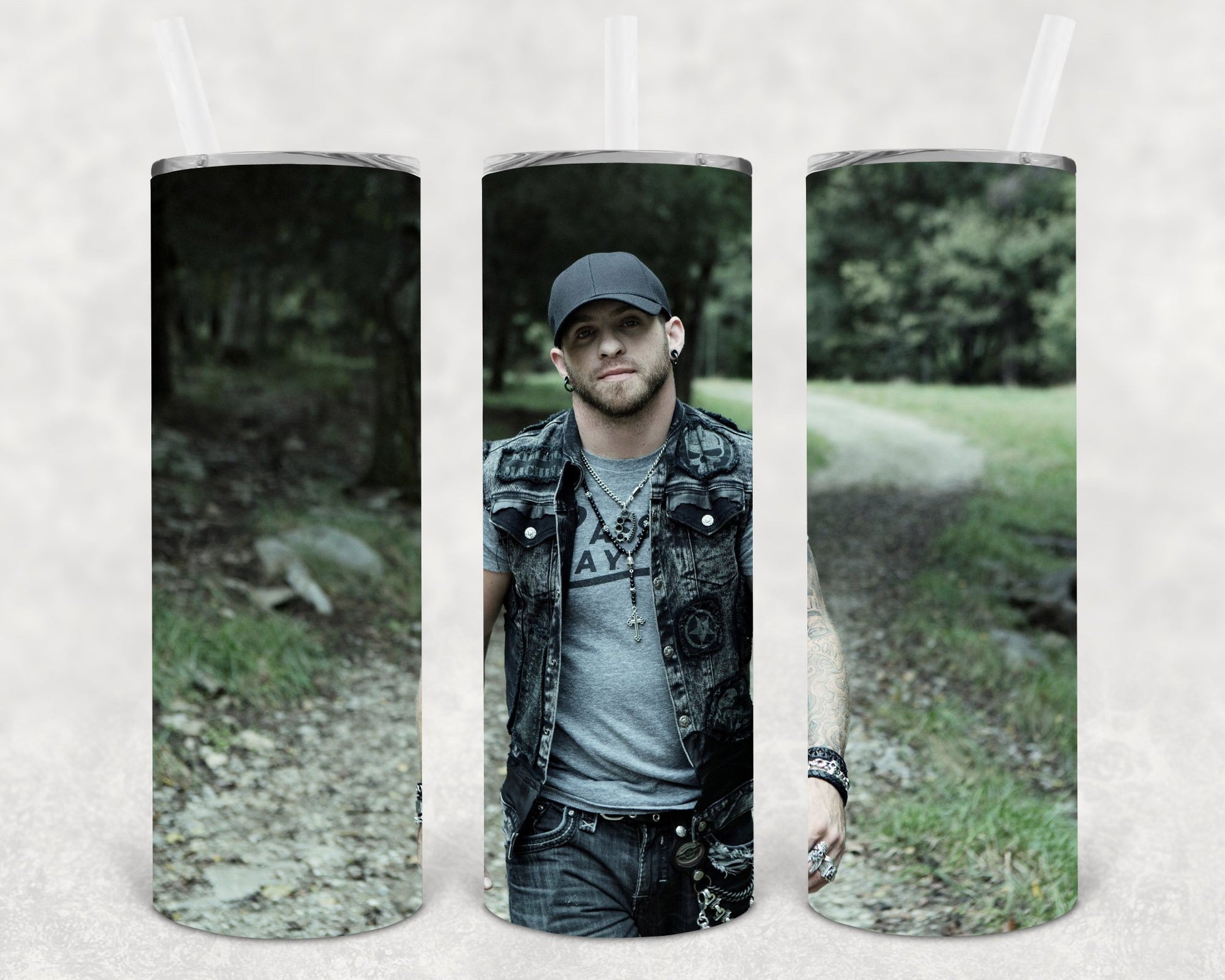 Brantley Gilbert 20 Oz Skinny Tumbler