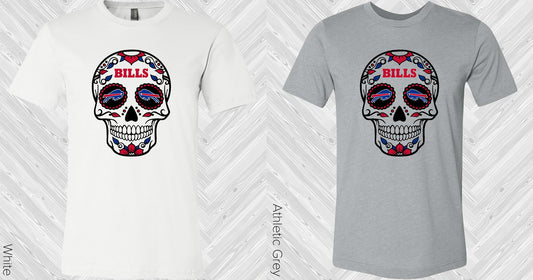 Buffalo Bills Skull Graphic Tee Graphic Tee