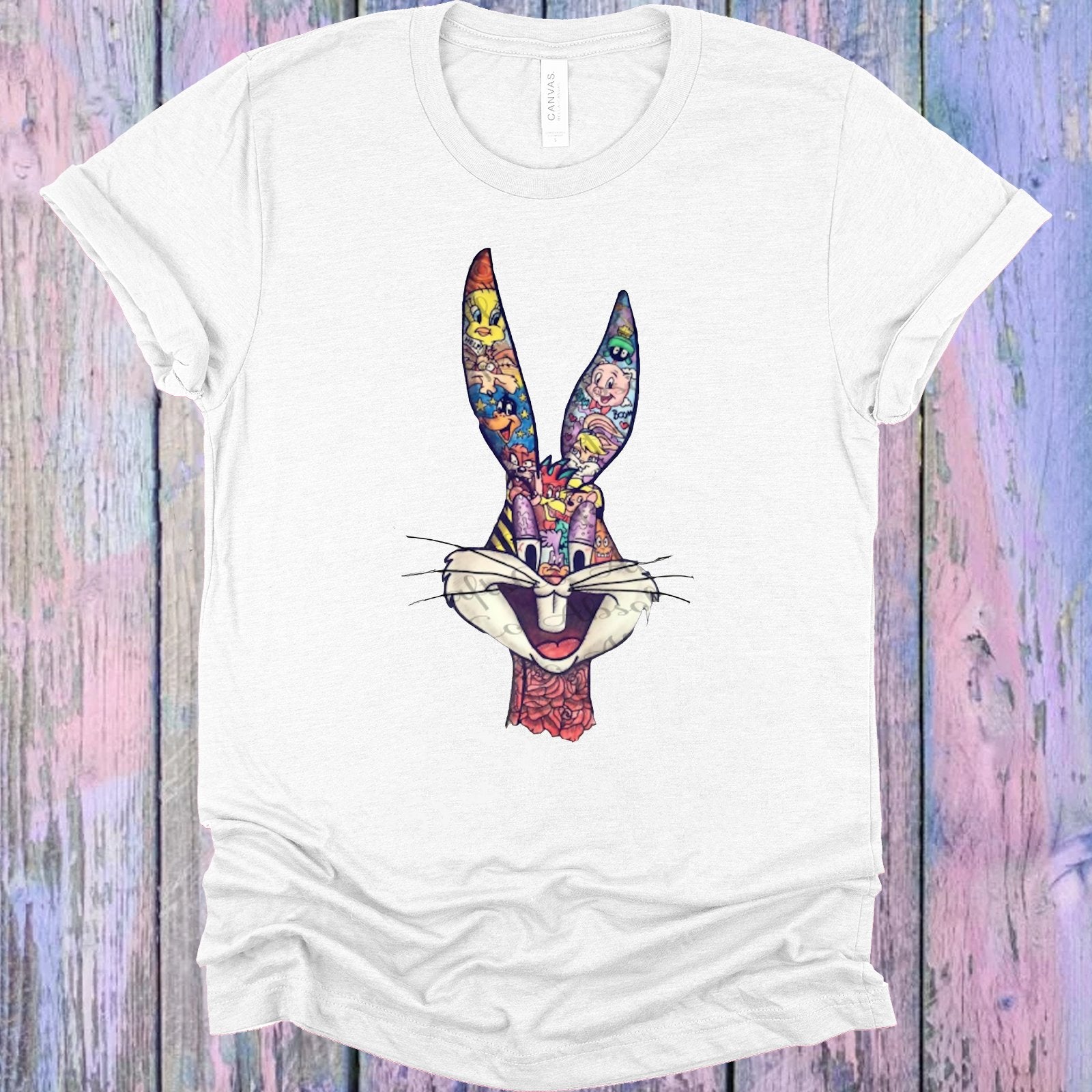 Bugs Bunny Collage Graphic Tee Graphic Tee