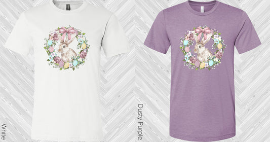 Bunny In Wreath Graphic Tee Graphic Tee