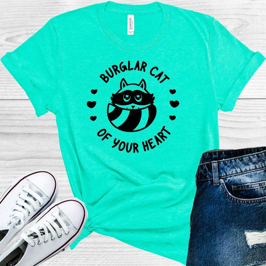 Burglar Cat Of Your Heart Graphic Tee Graphic Tee
