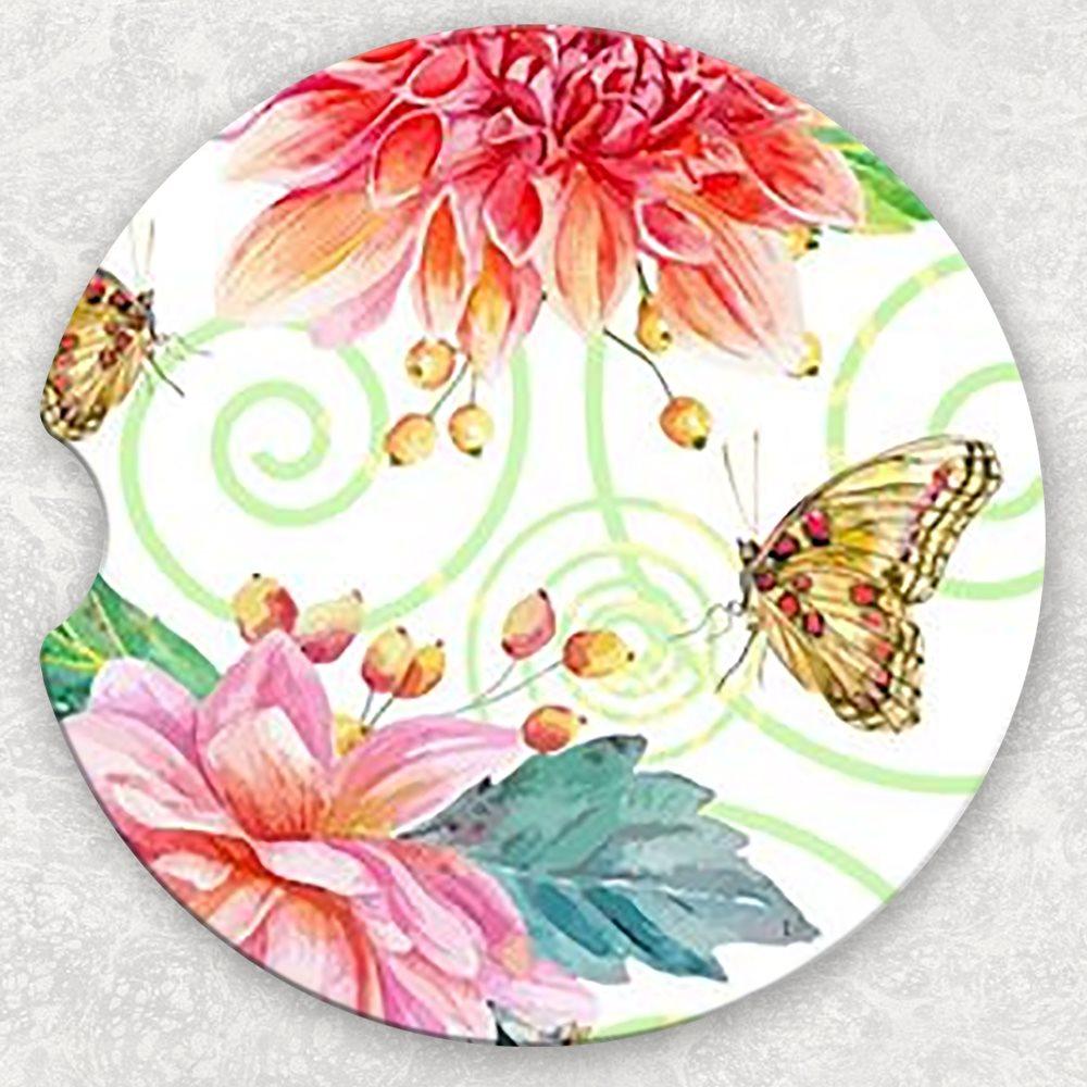 Car Coaster Set - Butterfly