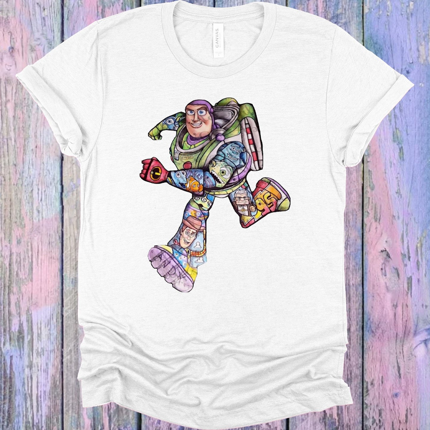 Buzz Lightyear Collage Graphic Tee Graphic Tee