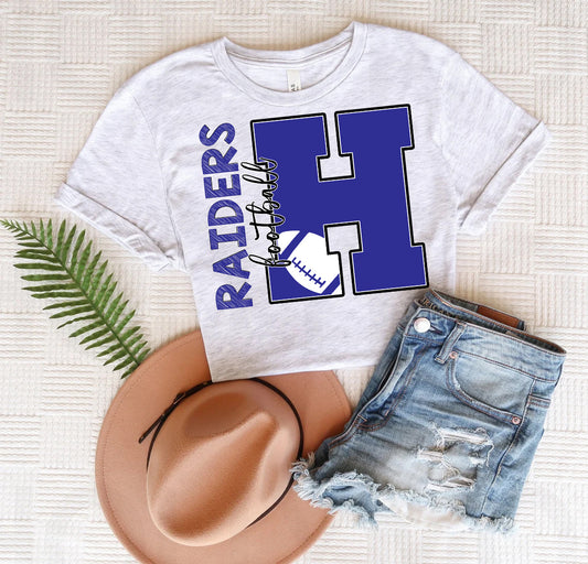 Football Team Name Customized Graphic Tee