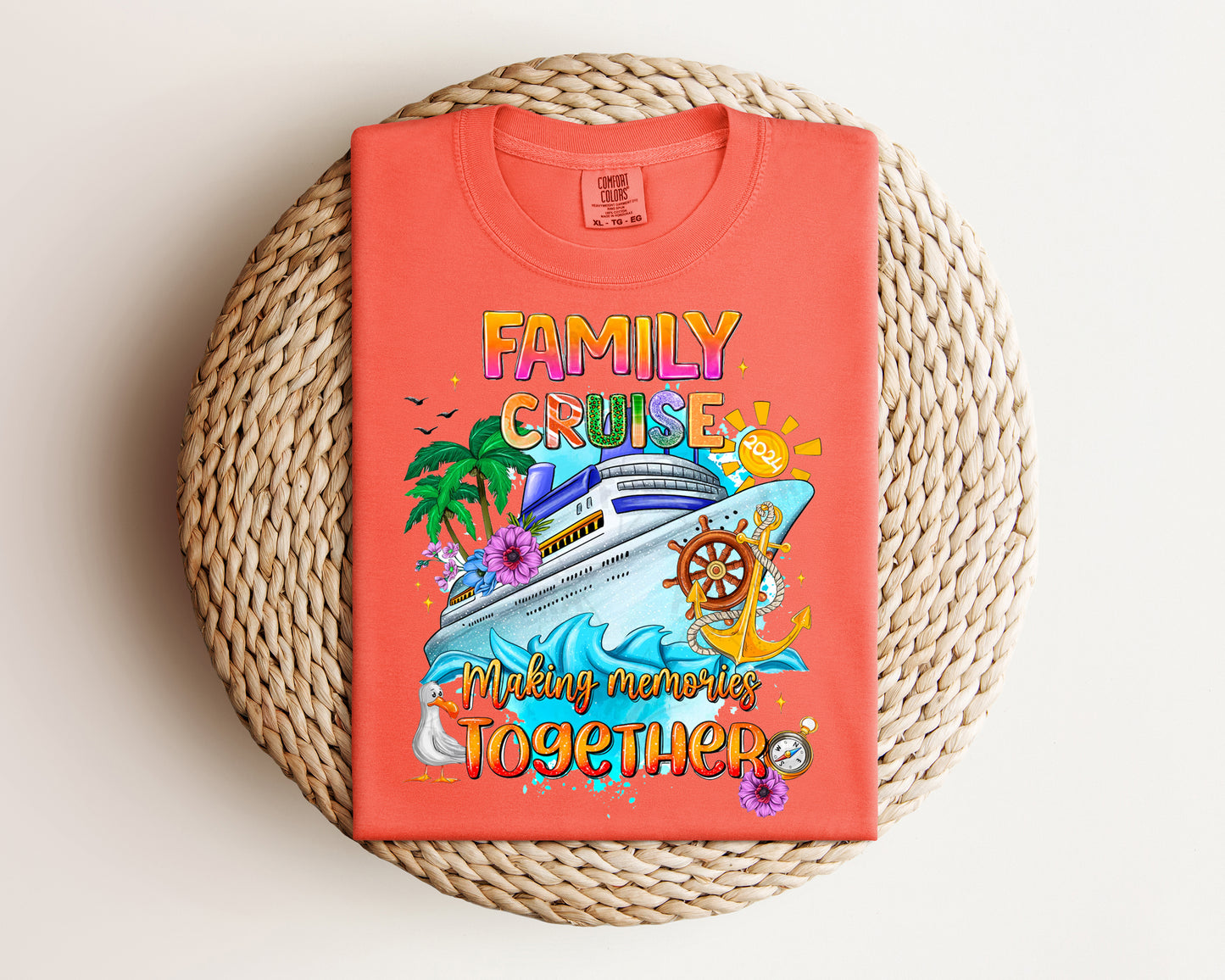 Family Cruise Making Memories Together Graphic Tee