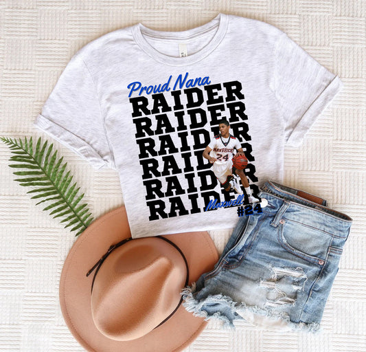 Customized Team with Player Graphic Tee