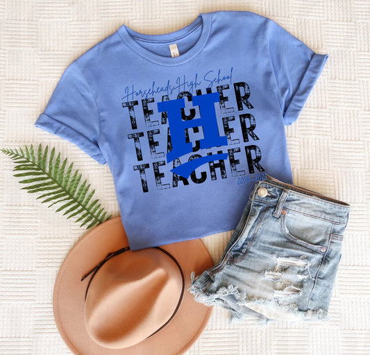 Customized School Teacher with Mascot Graphic Tee