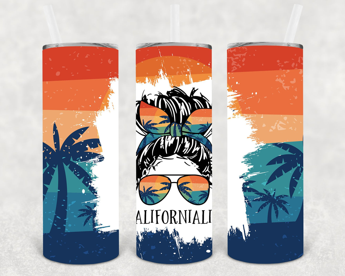 California Life #californialife 20 Oz Skinny Tumbler