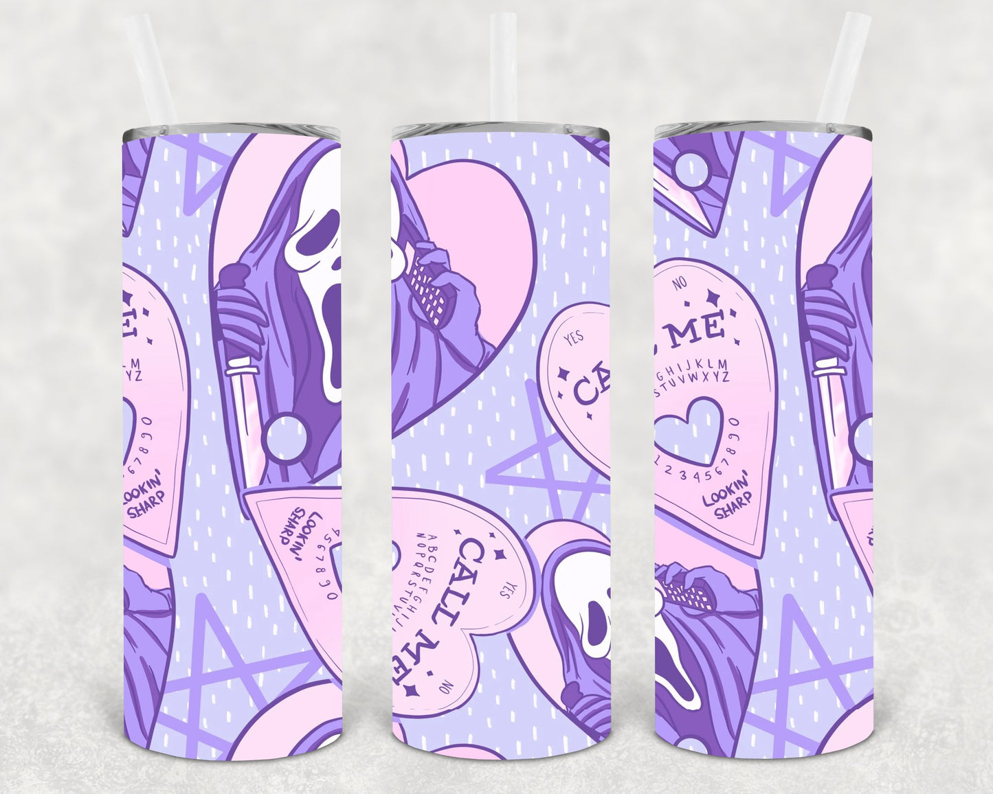 Scream Call Me 20 Oz Skinny Tumbler