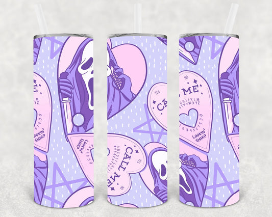 Scream Call Me 20 Oz Skinny Tumbler