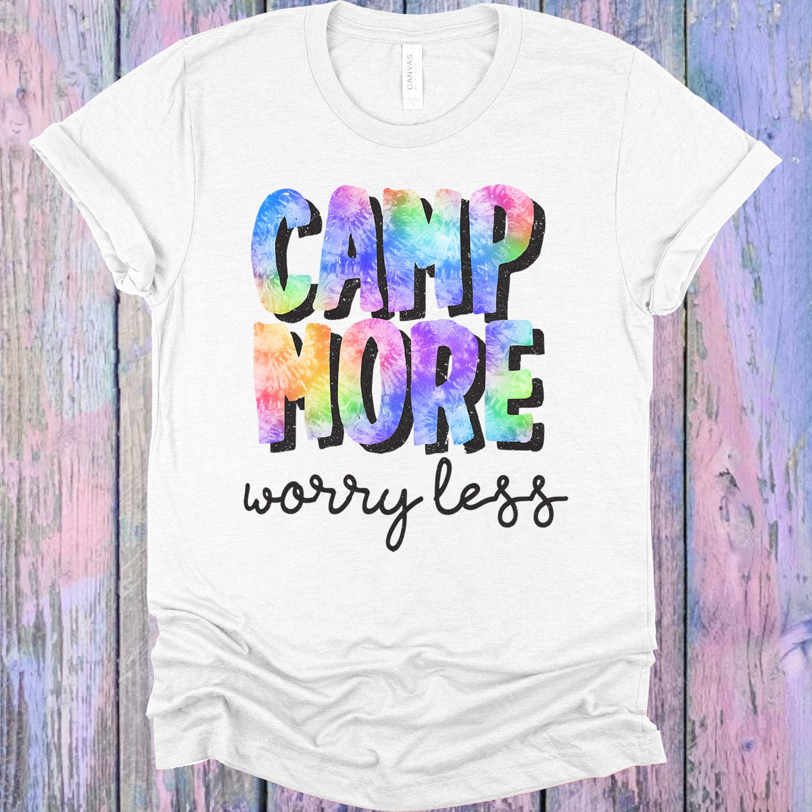Camp More Worry Less Graphic Tee Graphic Tee
