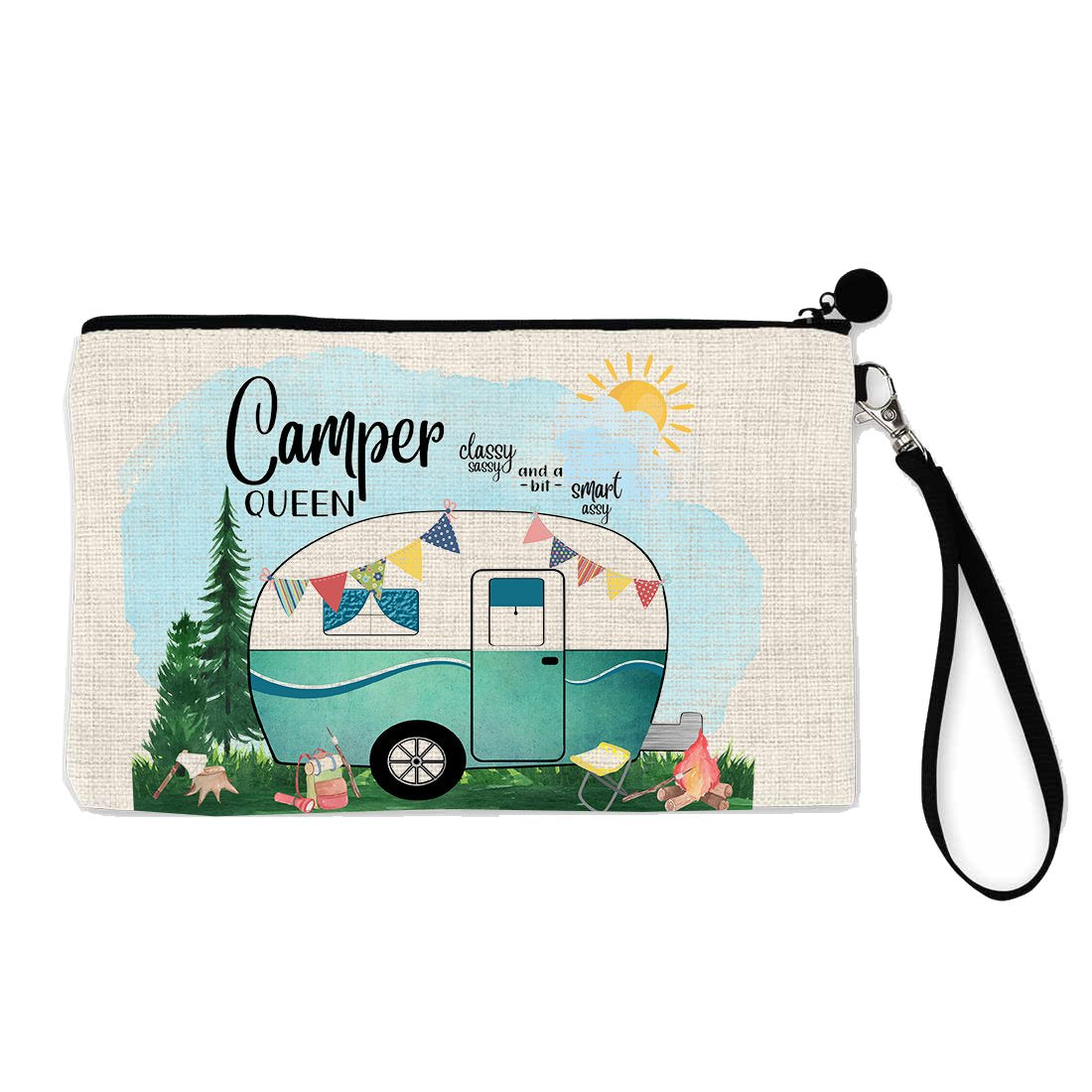 Camper Queen Wristlet