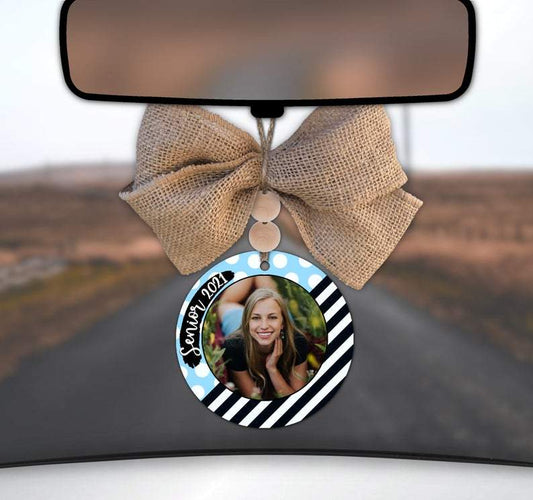 Columbia/black Photo Car Charm Ornament