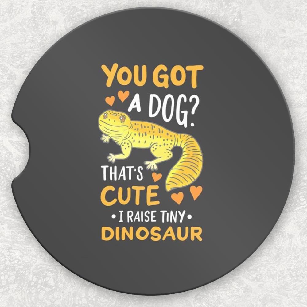 Car Coaster Set - I Raise Tiny Dinosaur