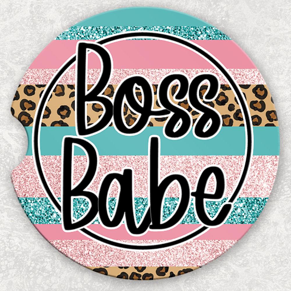 Car Coaster Set - Boss Babe