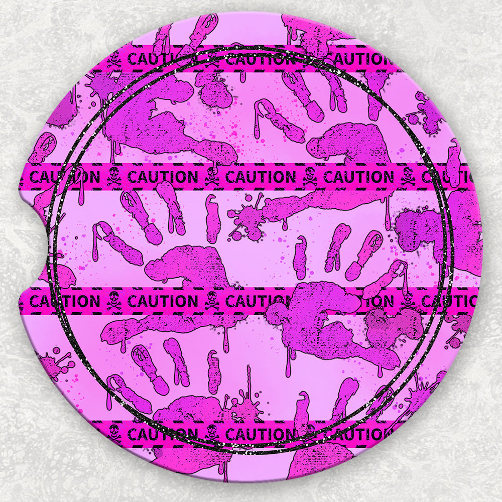 Car Coaster Set - Caution