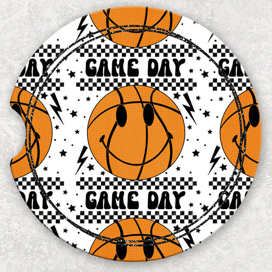 Car Coaster Set - Game Day Basketball