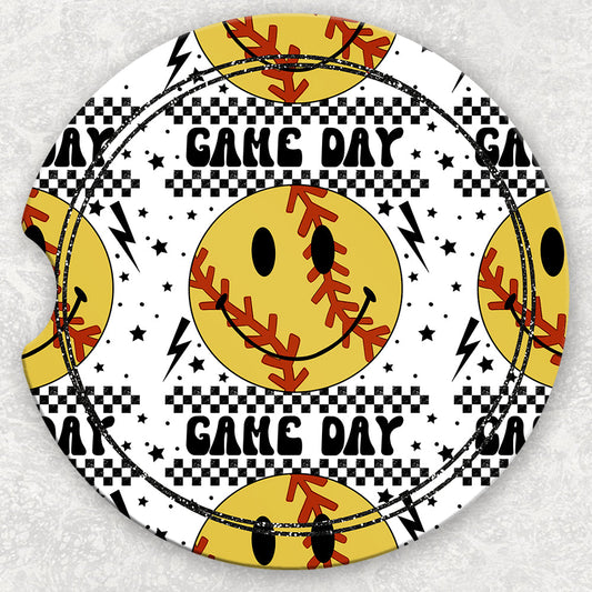 Car Coaster Set - Game Day Softball