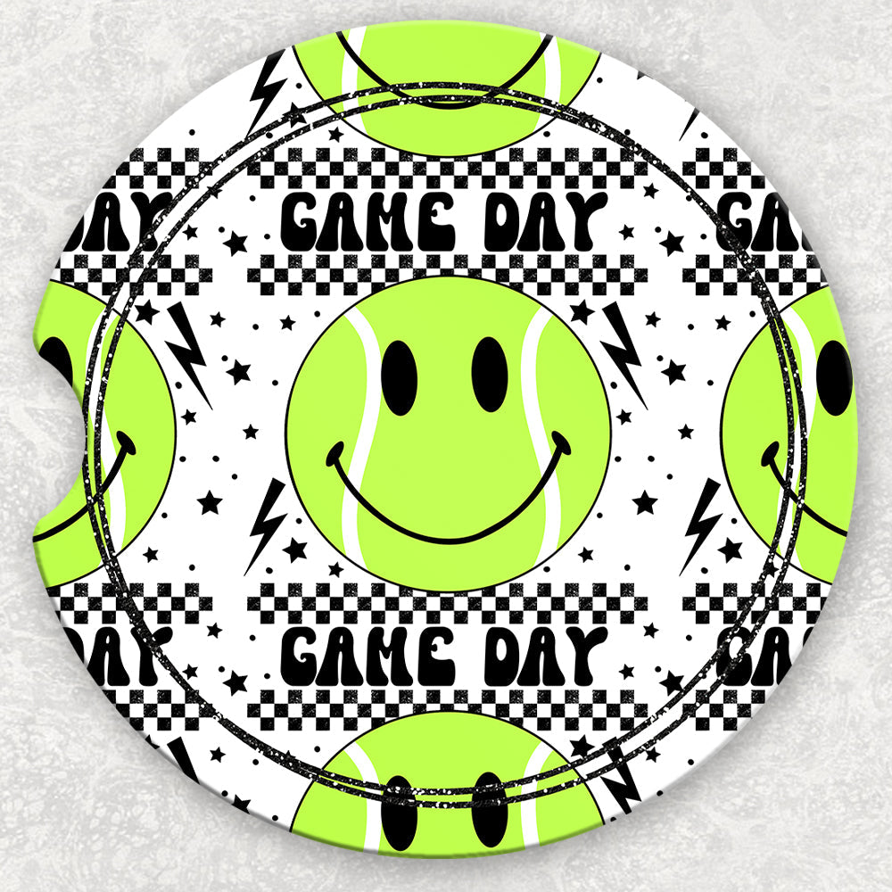 Car Coaster Set - Game Day Tennis