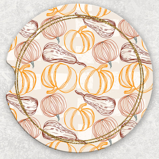 Car Coaster Set - Gourds