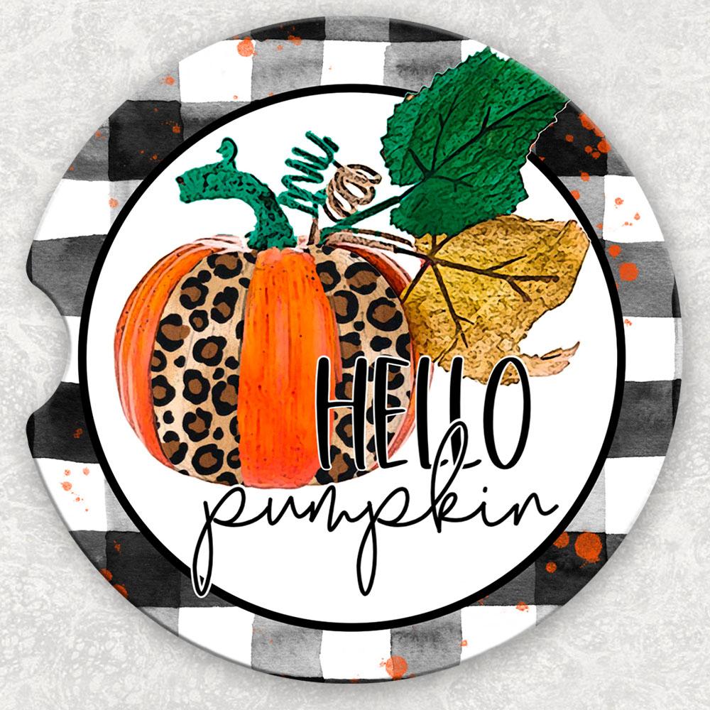 Car Coaster Set - Hello Pumpkin