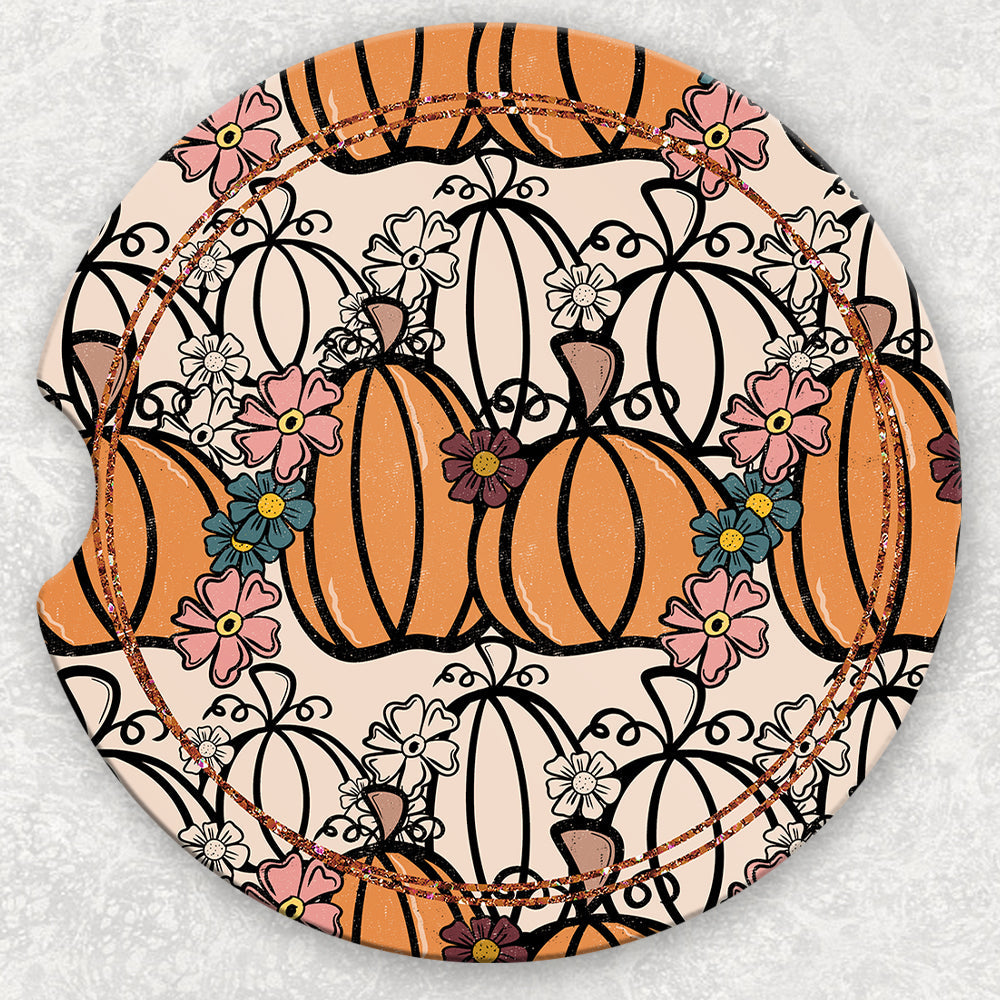 Car Coaster Set - Hey Pumpkin