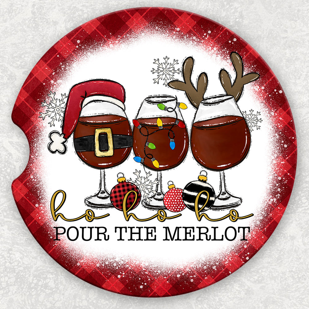 Car Coaster Set - Ho Pour The Merlot