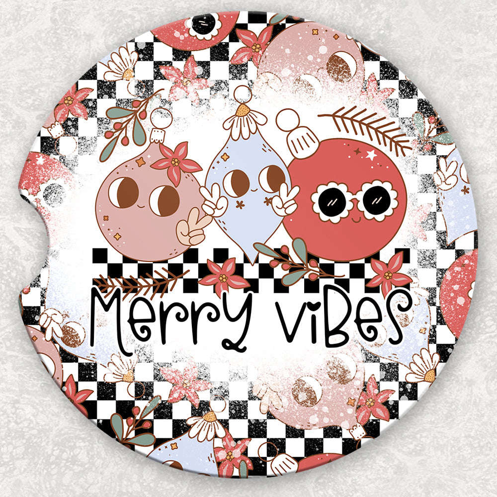 Car Coaster Set - Merry Vibes