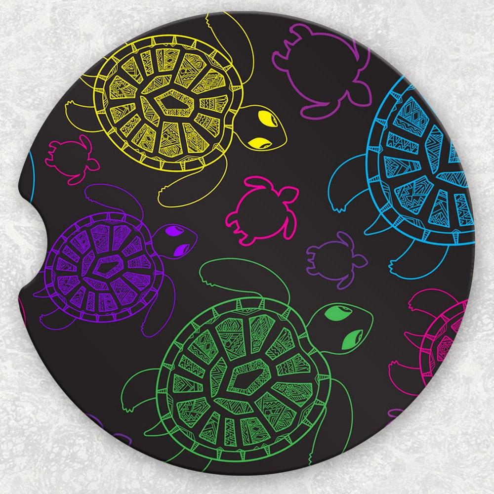 Car Coaster Set - Sea Turtles