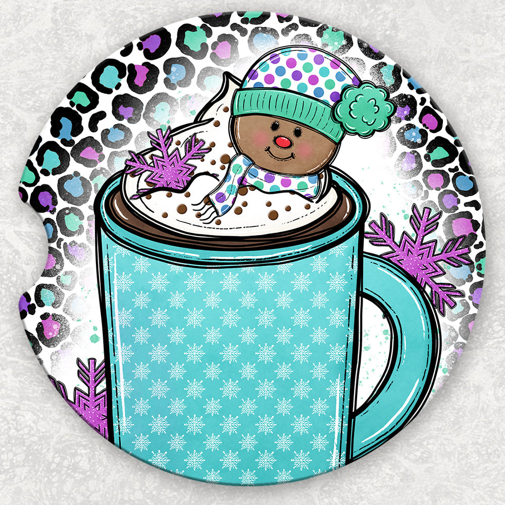 Car Coaster Set - Winter Cocoa