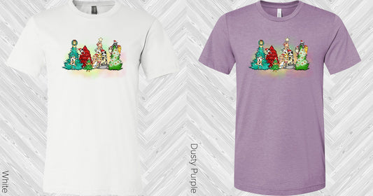 Cat Christmas Trees Graphic Tee Graphic Tee