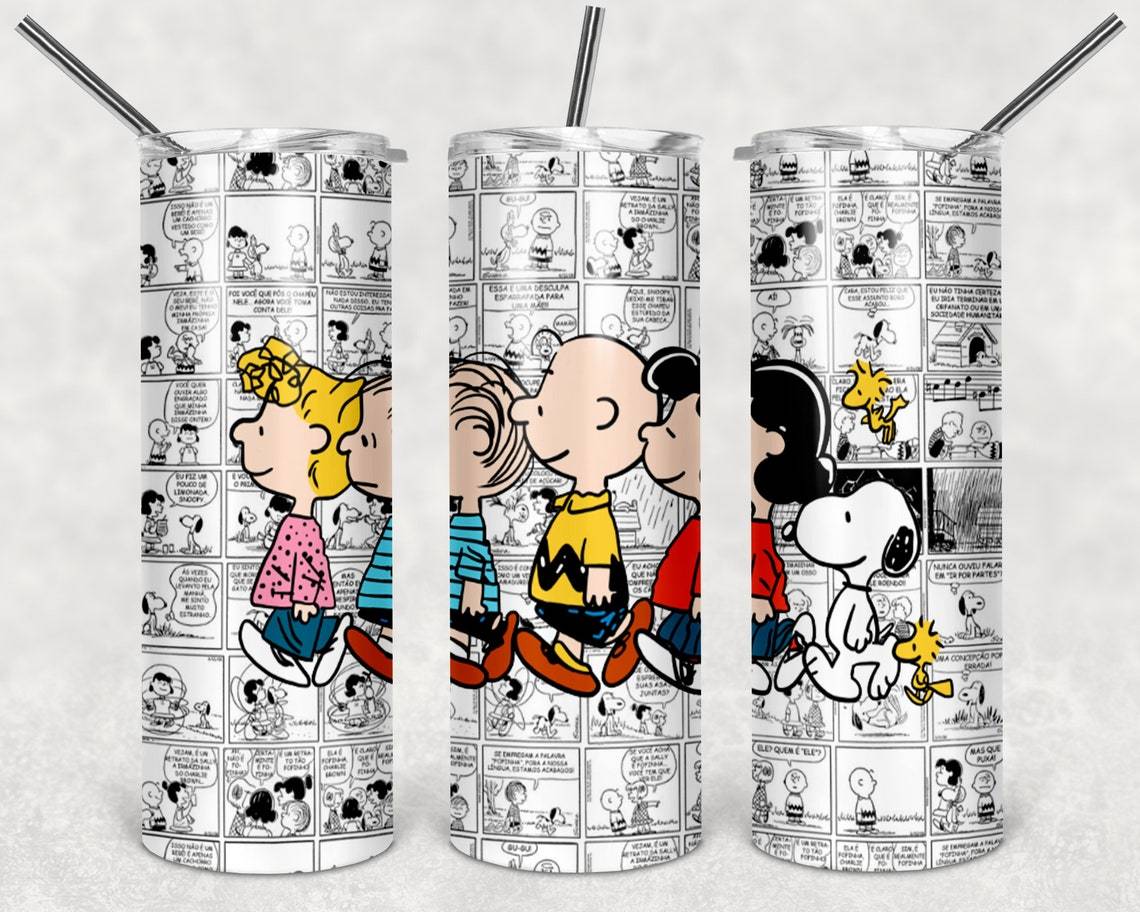 Charlie Brown 20 Oz Skinny Tumbler