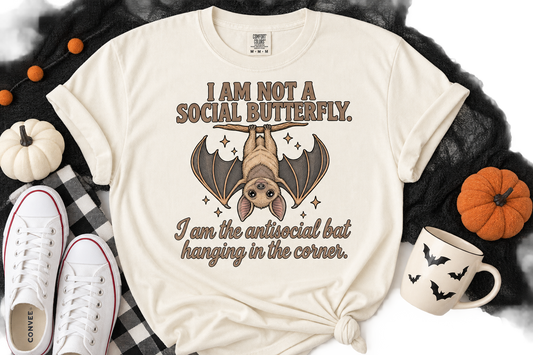 I am Not a Social Butterfly Graphic Tee